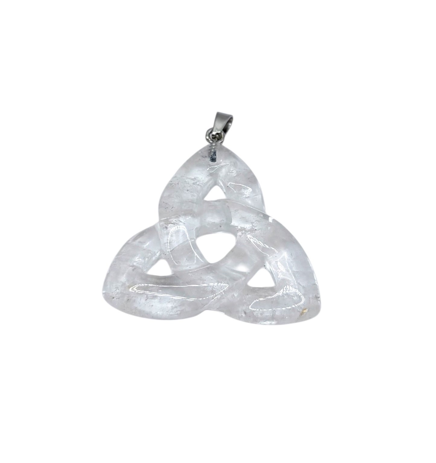 PENDENTIF TRIQUETRA - CRISTAL DE ROCHE