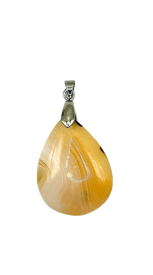 PENDENTIF MADAGASCAR AGATE (la pièce)