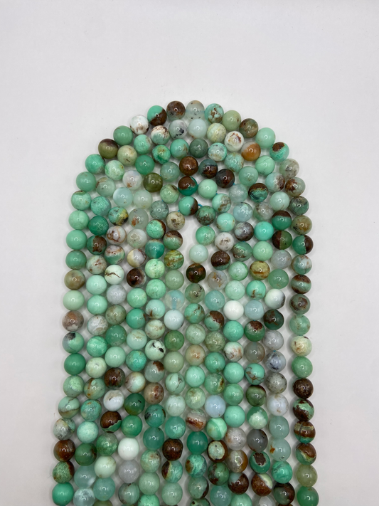 FIL DE PERLE 8MM - JADE AUSTRALIEN / CHRYSOPRASE