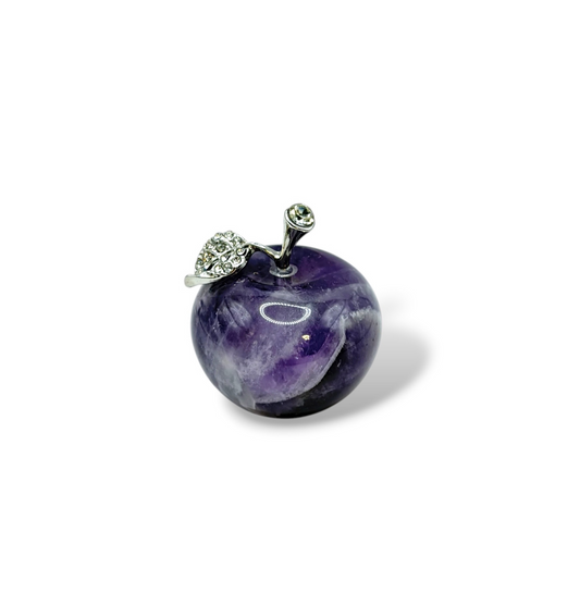 POMME DECORATIVE 3CM - AMETHYSTE