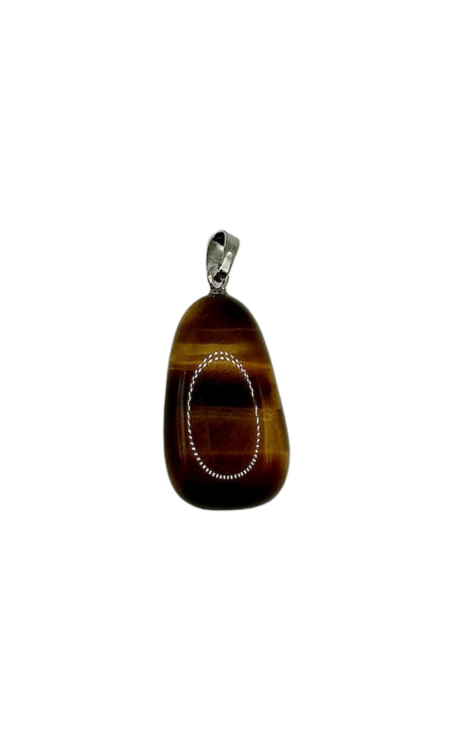 PENDENTIF PIERRE FINE OEIL DE TIGRE (la pièce)