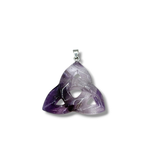 PENDENTIF TRIQUETRA - AMETHYSTE