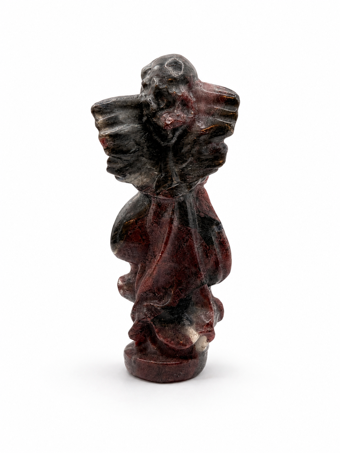 Statut Ange gardien - Granite rouge