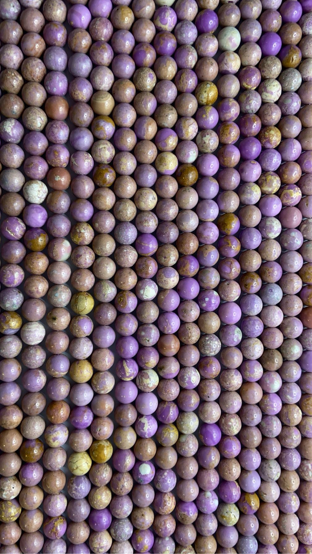 FIL DE PERLE 8MM - PHOSPHOSIDÉRITE