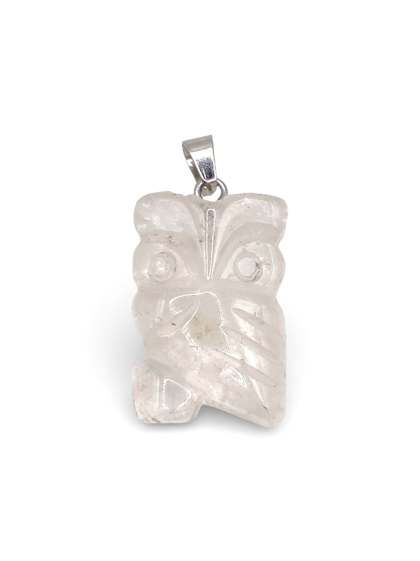 PENDENTIF HIBOUX - CRISTAL DE ROCHE