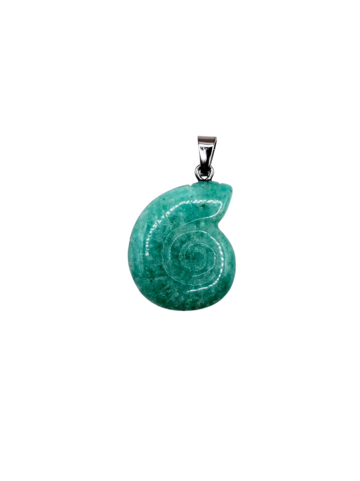 PENDENTIF ESCARGOT - AMAZONITE