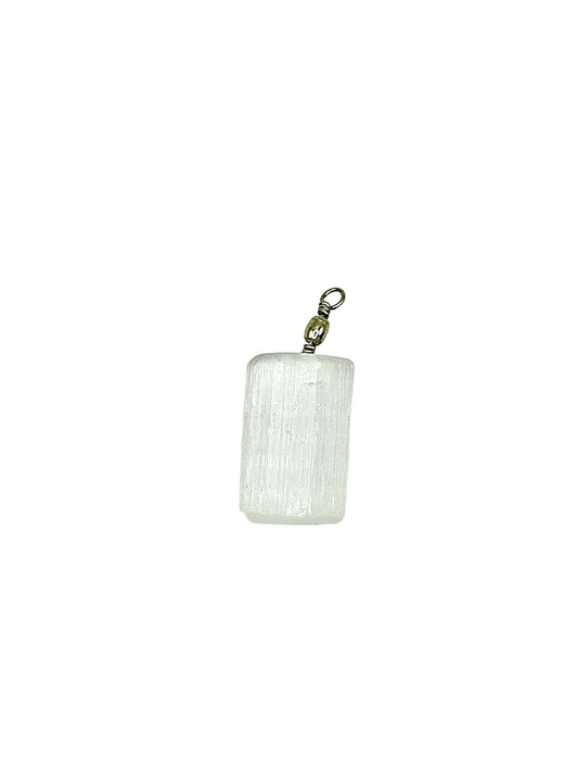 PENDENTIF SÉLÉNITE BLANCHE (la pièce)