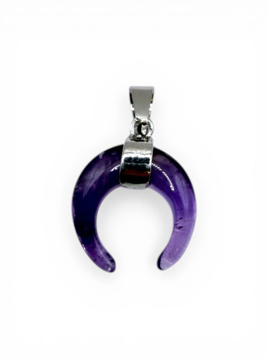 PENDENTIF CORNE - AMETHYSTE