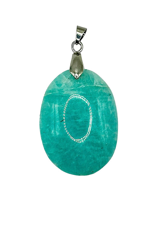 PENDENTIF MADAGASCAR AMAZONITE (la pièce)