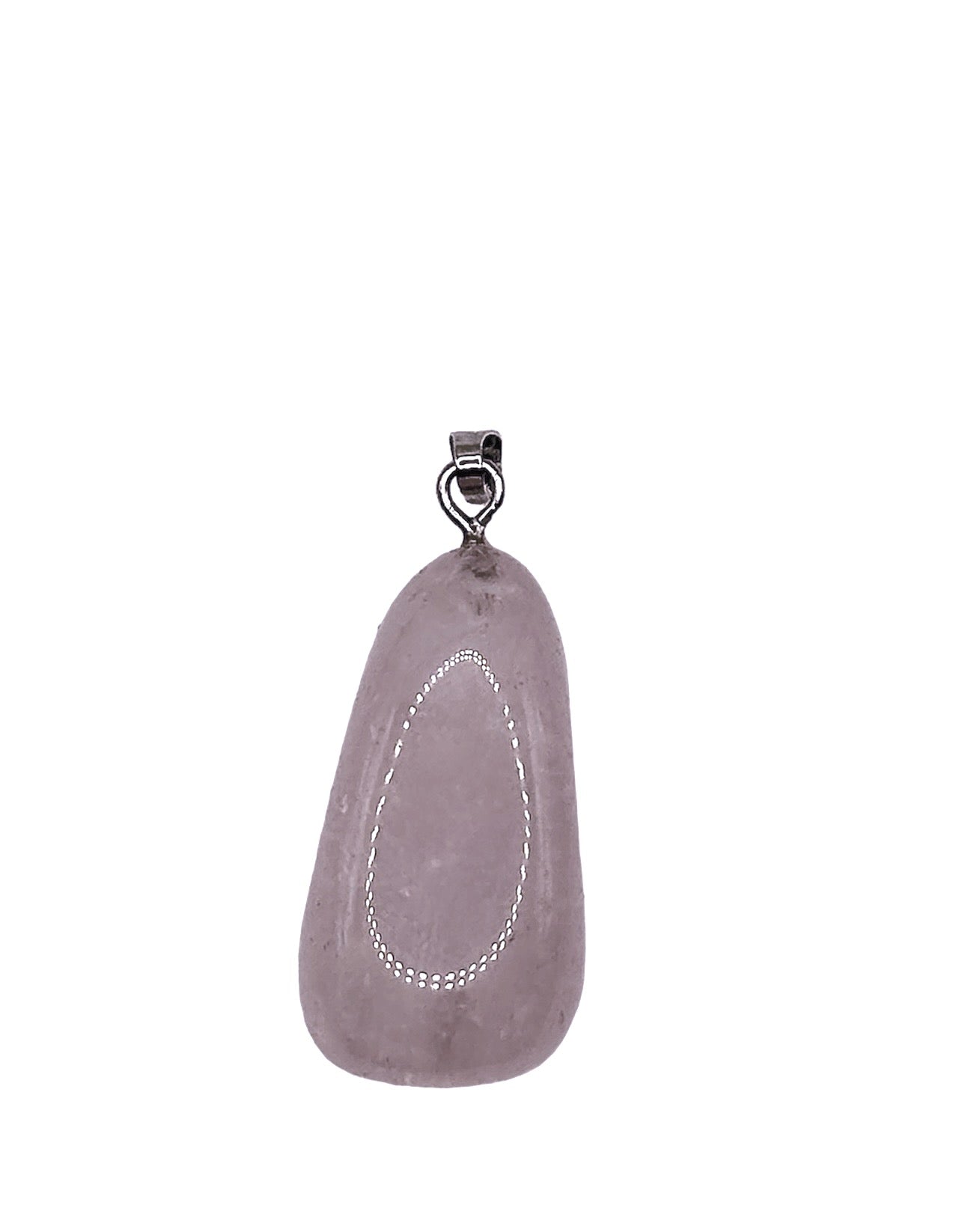 PENDENTIF PIERRE FINE QUARTZ ROSE (la pièce)