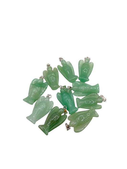 PENDENTIF ANGE - AVENTURINE