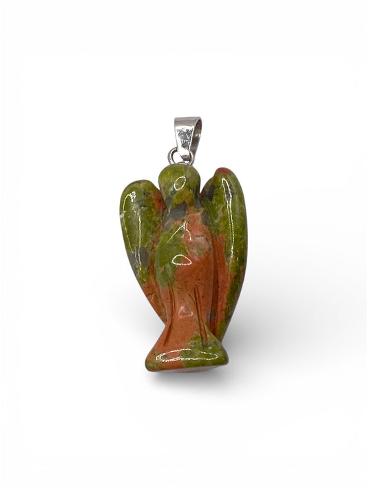 PENDENTIF ANGE - UNAKITE
