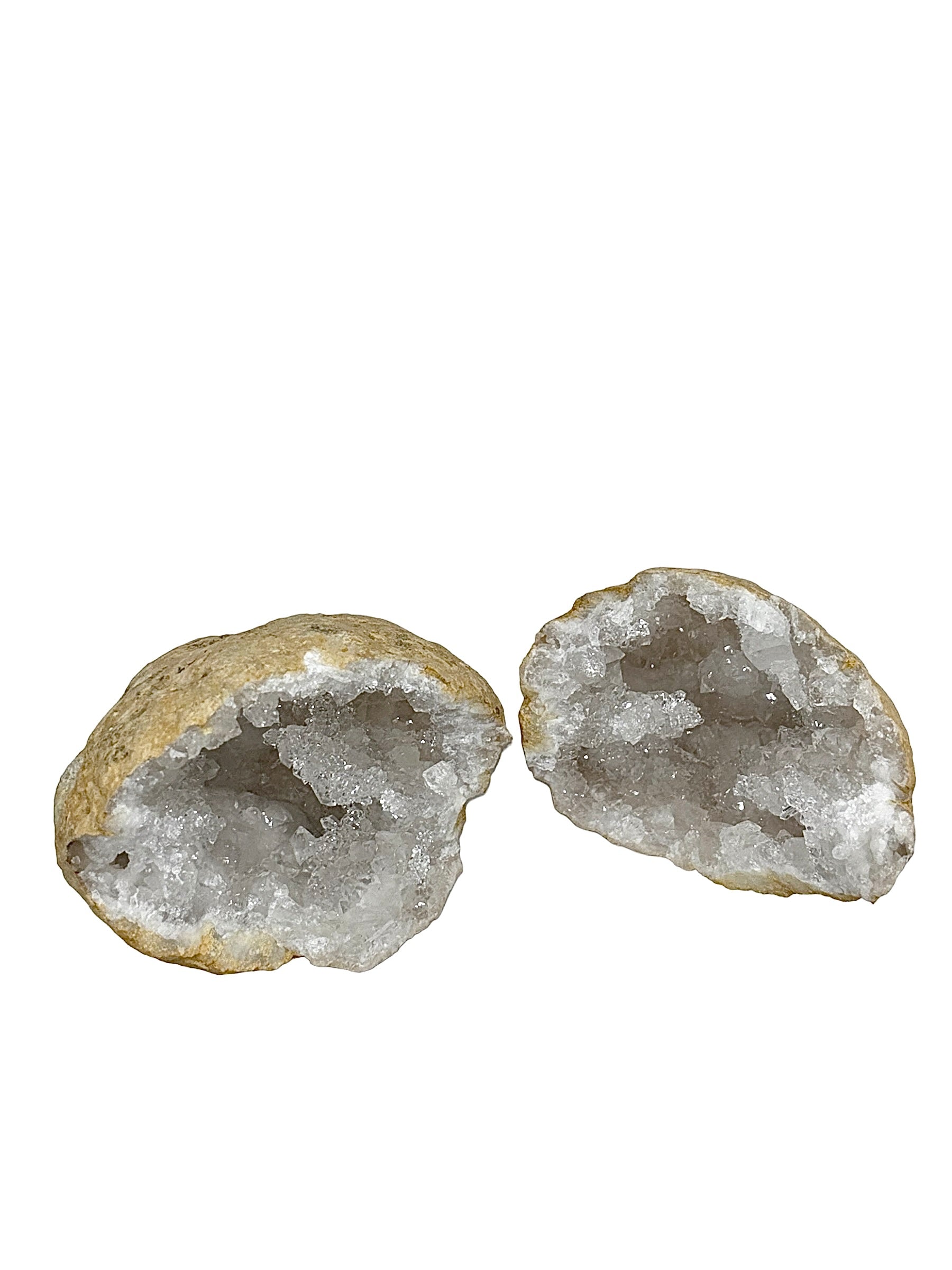 GÉODE 6CM CRISTAL DE ROCHE (la pièce)