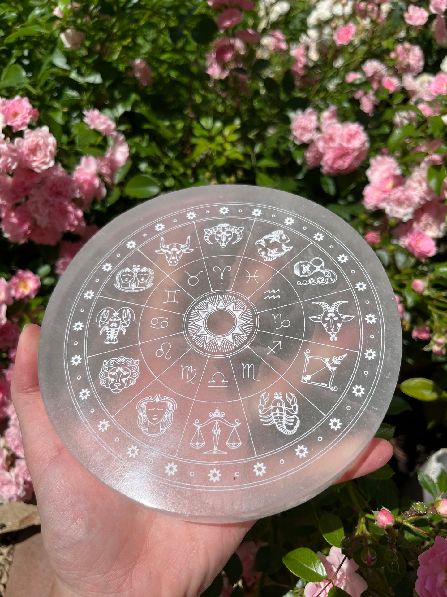 PLAQUE RONDE SIGNE ASTROLOGIQUE
