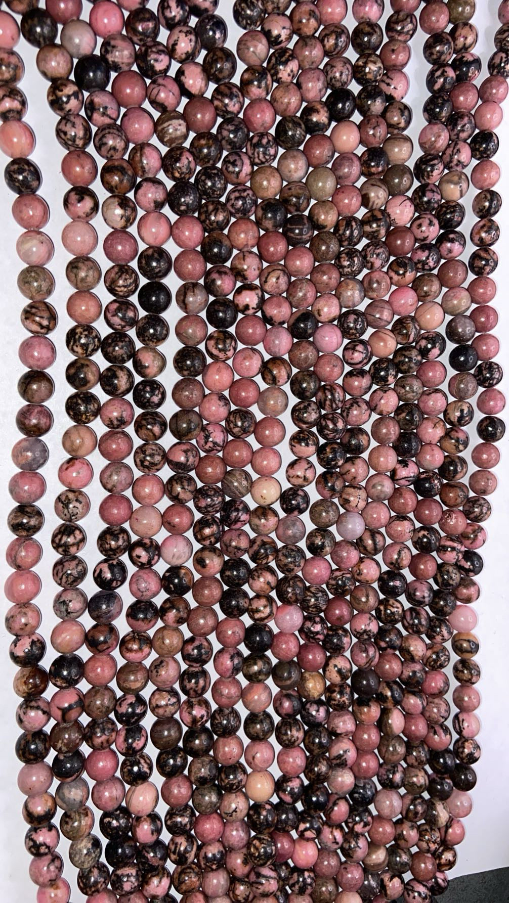 FIL DE PERLE 8MM - RHODONITE