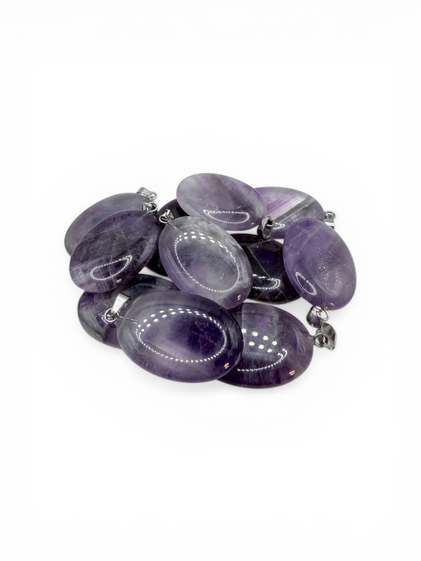 PENDENTIF GALET - AMETHYSTE