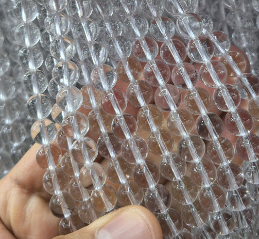 FIL DE PERLE CRISTAL DE ROCHE - 8 mm
