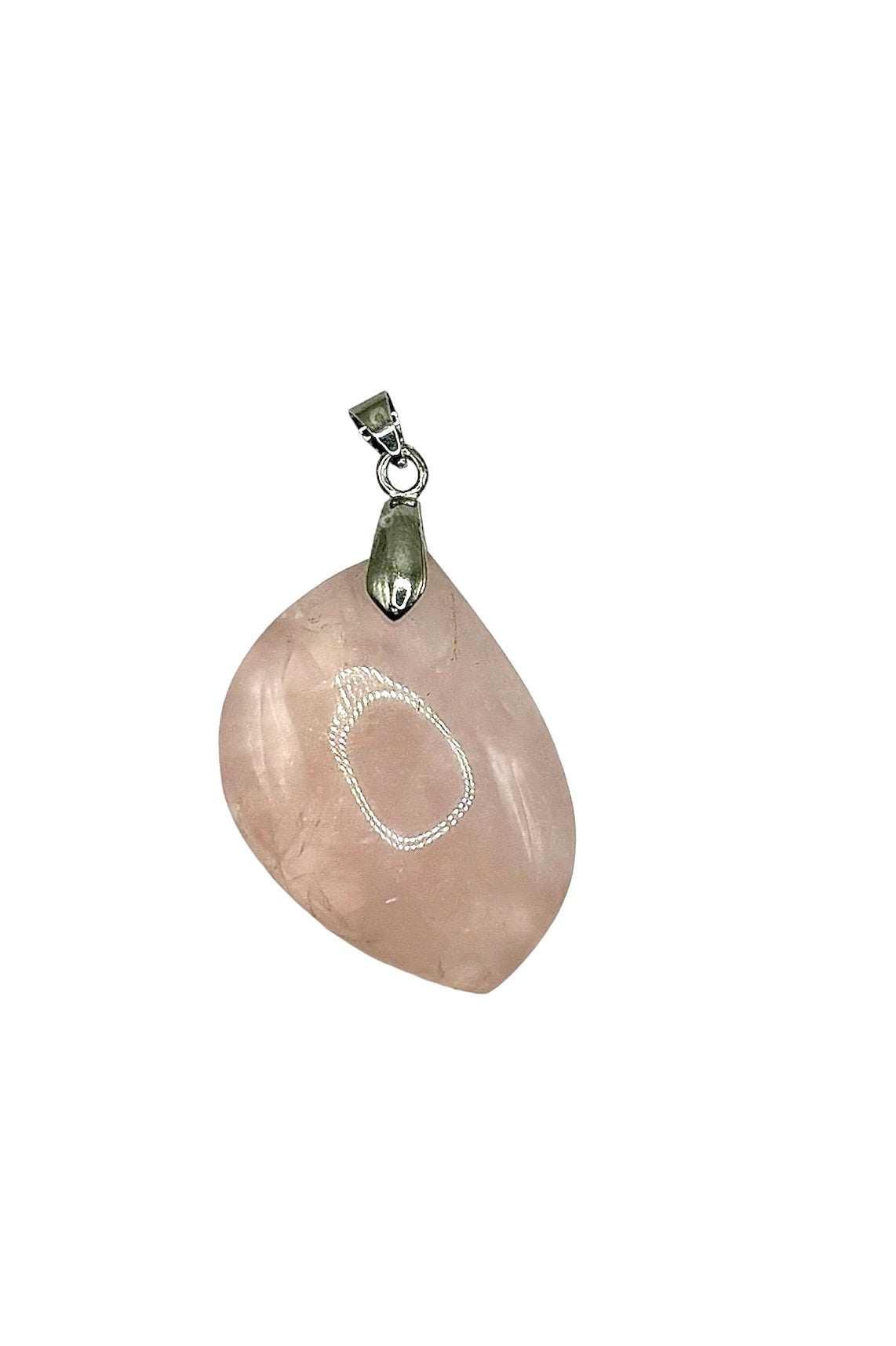 PENDENTIF MADAGASCAR QUARTZ ROSE  (la pièce)