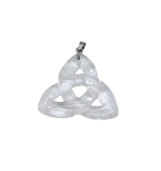PENDENTIF TRIQUETRA - CRISTAL DE ROCHE