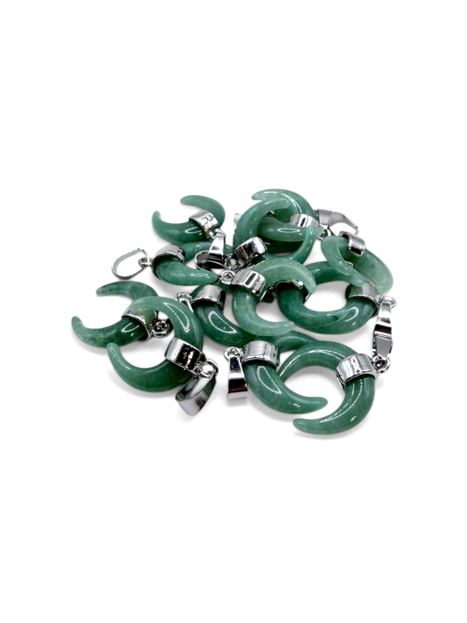 PENDENTIF CORNE - AVENTURINE