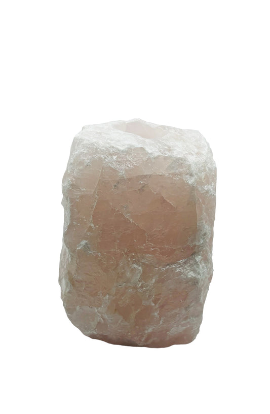 BOUGEOIR QUARTZ ROSE (la pièce)