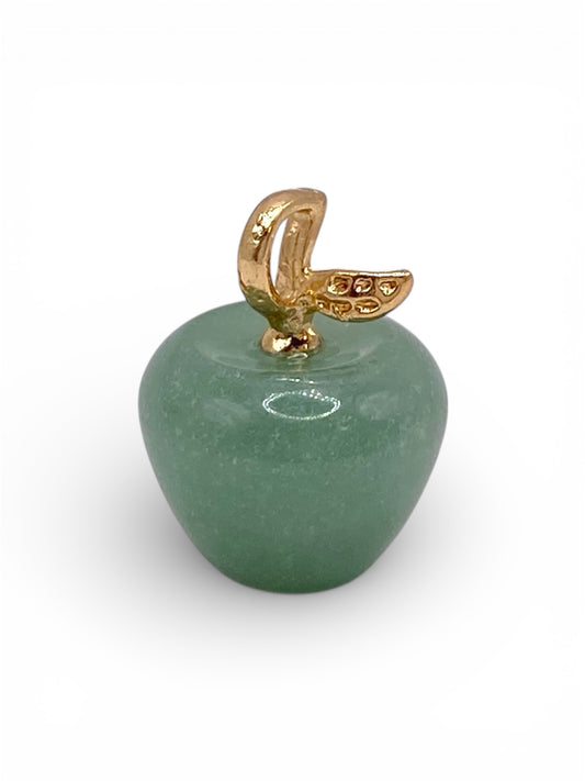 PENDENTIF POMME - AVENTURINE