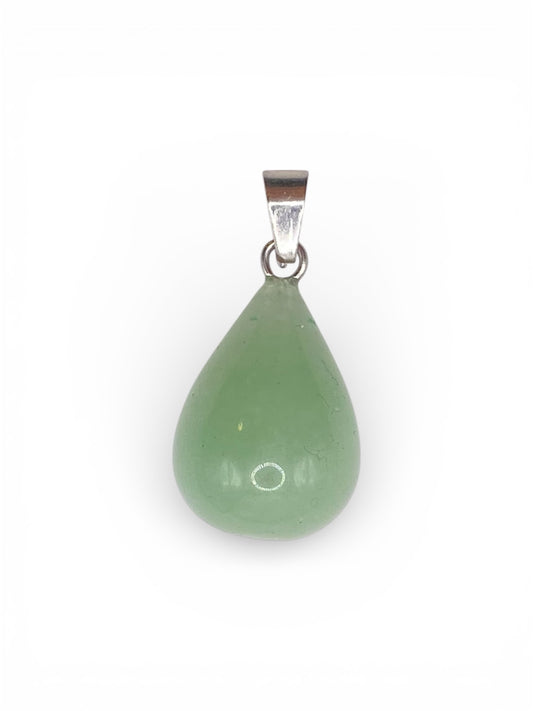 PENDENTIF GOUTTE 3D - AVENTURINE