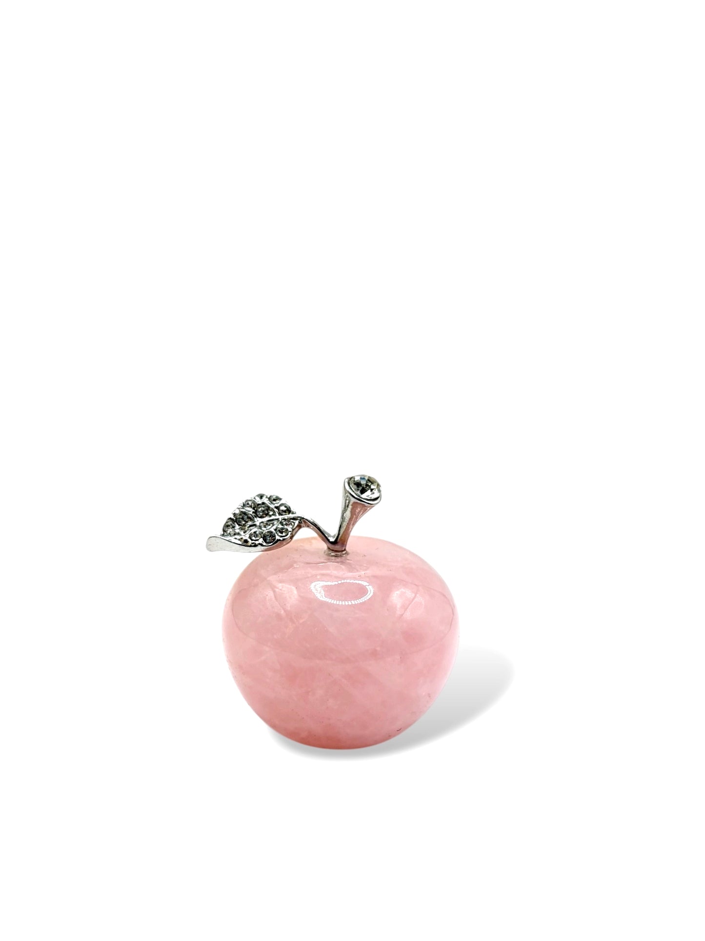 POMME DECORATIVE 3CM - QUARTZ ROSE