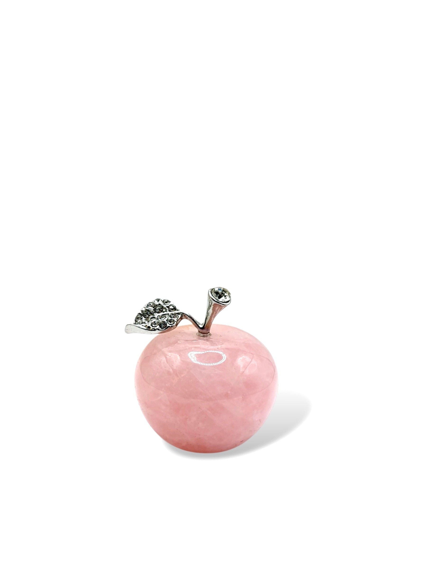 POMME DECORATIVE 3CM - QUARTZ ROSE