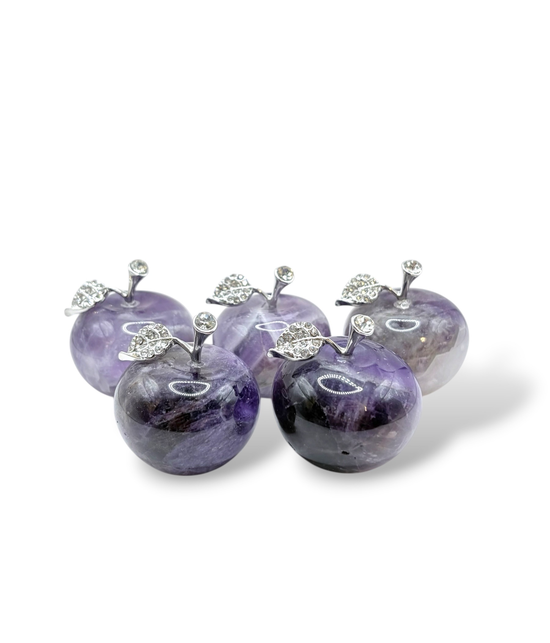POMME DECORATIVE 3CM - AMETHYSTE