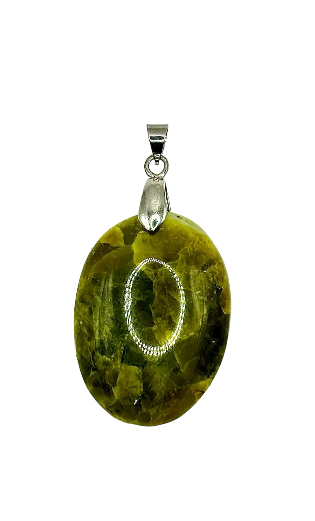 PENDENTIF MADAGASCAR OPALE VERTE (la pièce)