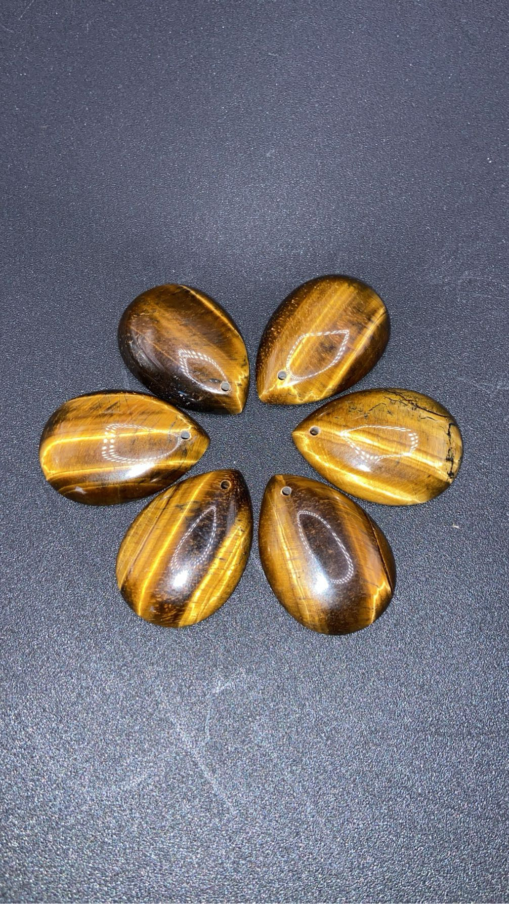 GRAND PENDENTIF OEIL DE TIGRE