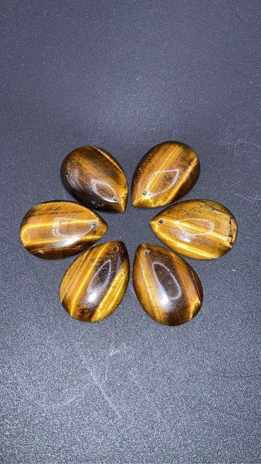GRAND PENDENTIF OEIL DE TIGRE