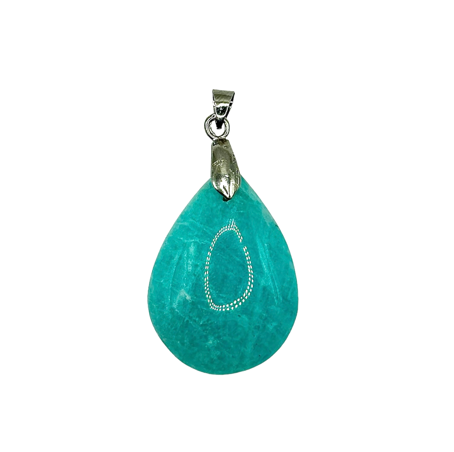 PENDENTIF MADAGASCAR AMAZONITE (la pièce)