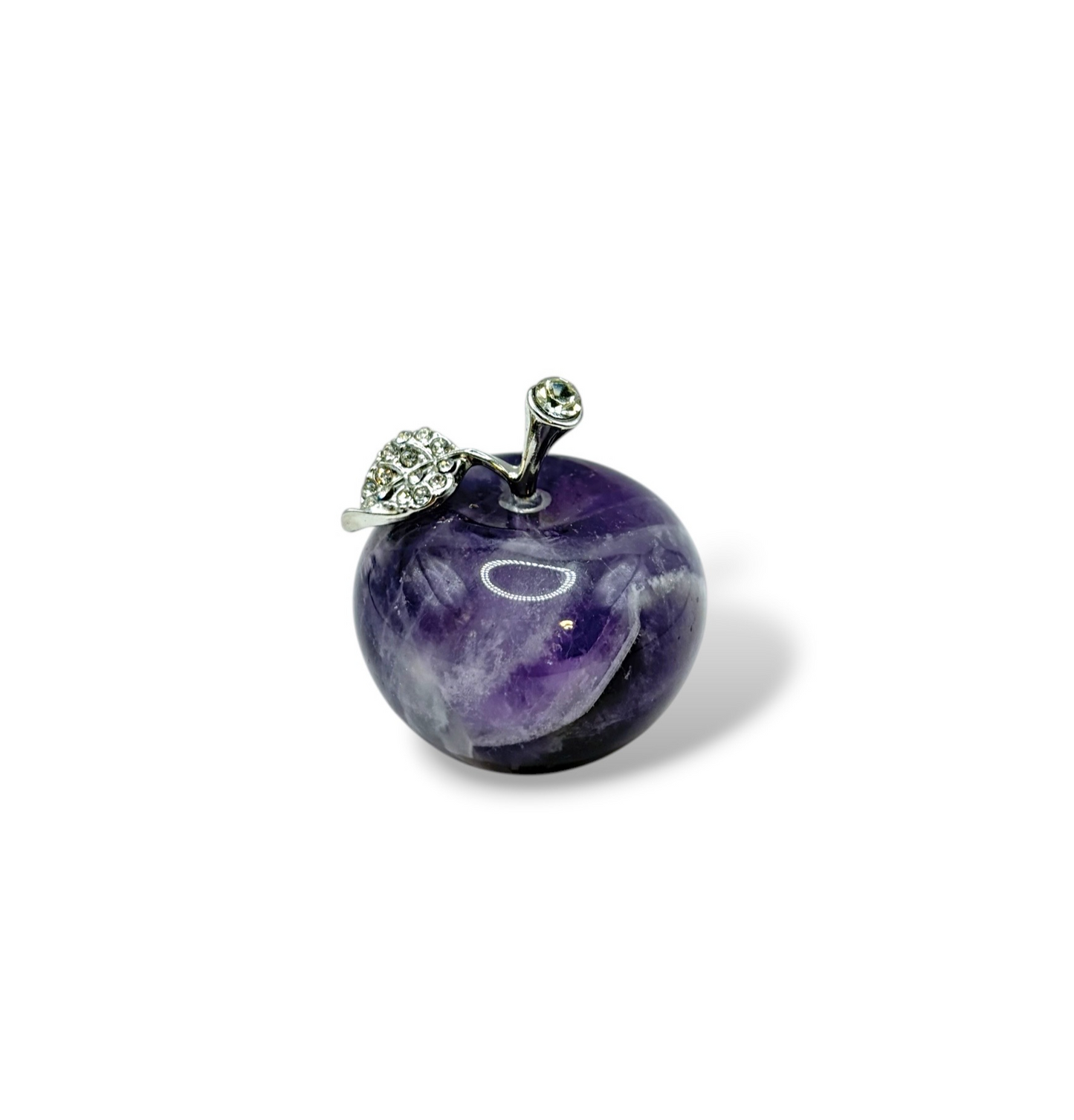 POMME DECORATIVE 3CM - AMETHYSTE