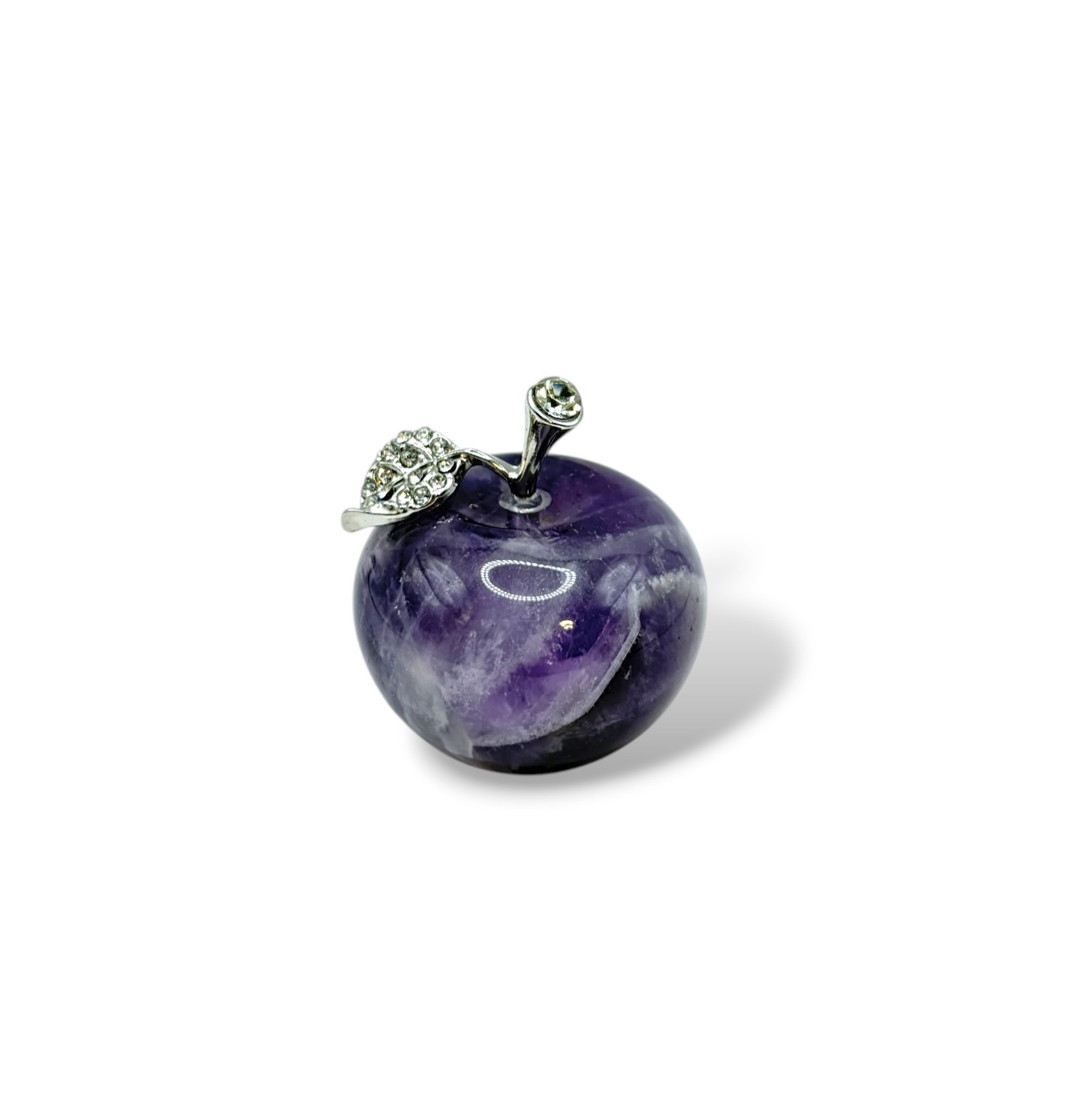 POMME DECORATIVE 3CM - AMETHYSTE