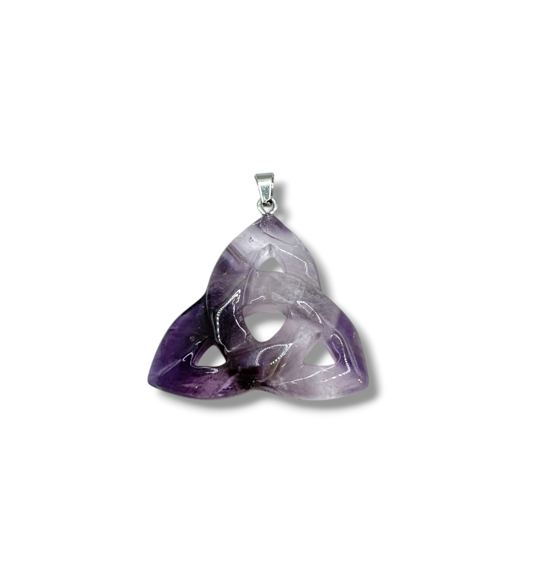 PENDENTIF TRIQUETRA - AMETHYSTE