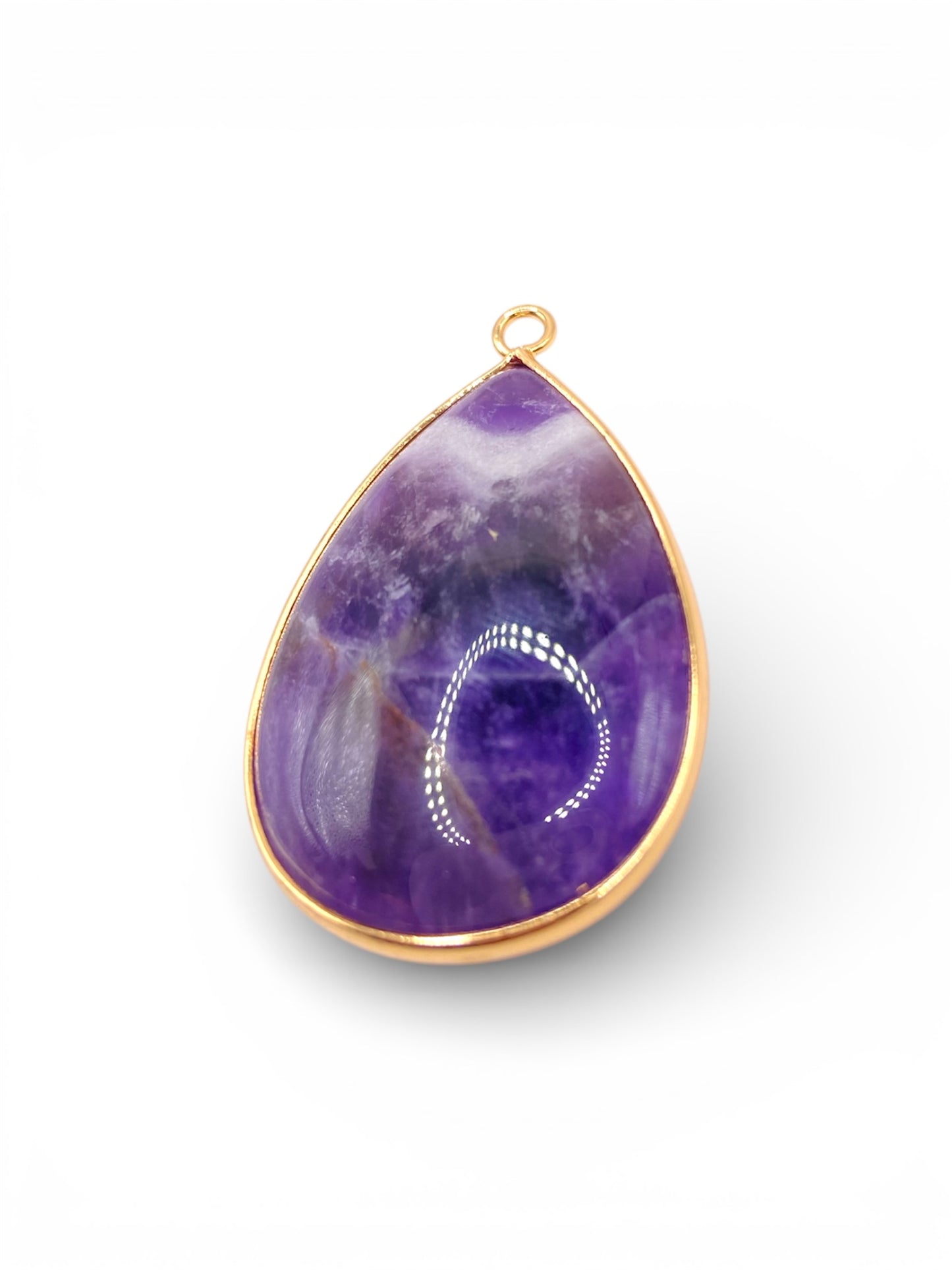 PENDENTIF SERTIE - AMÉTHYSTE