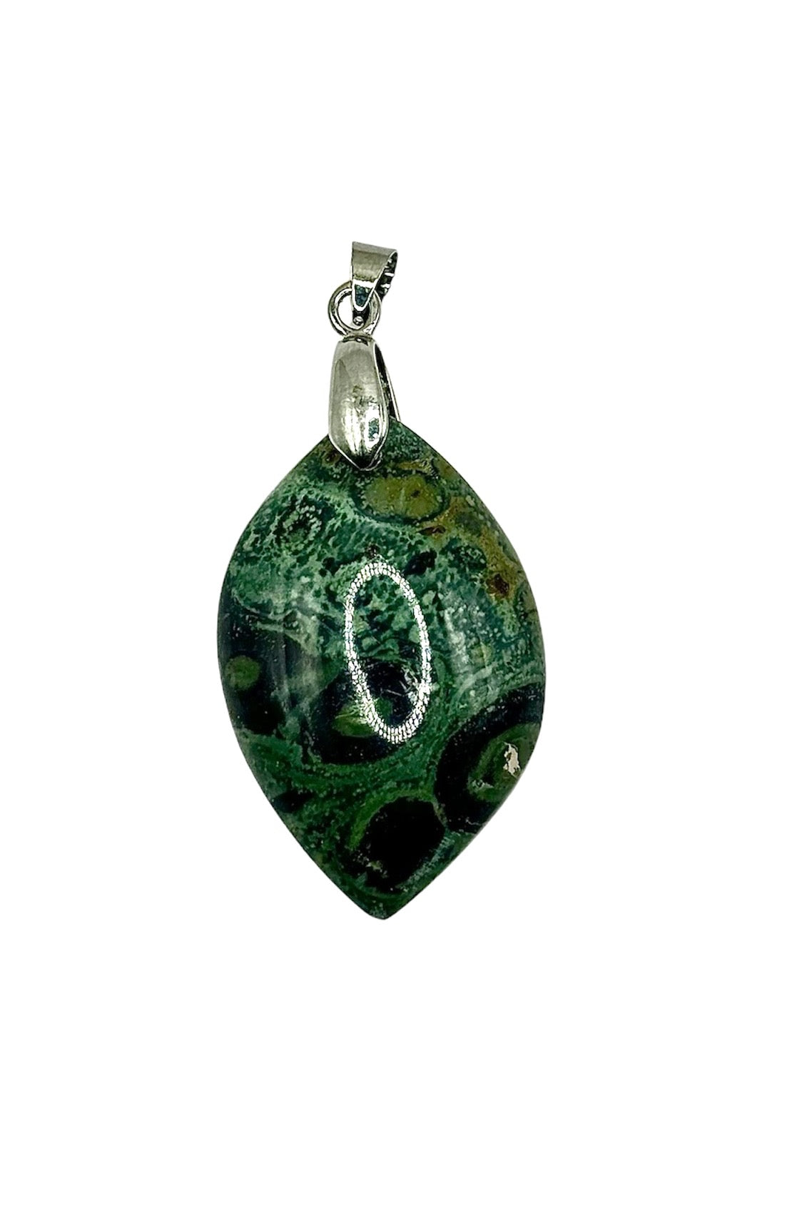 PENDENTIF MADAGASCAR JASPE KAMBABA (la pièce)