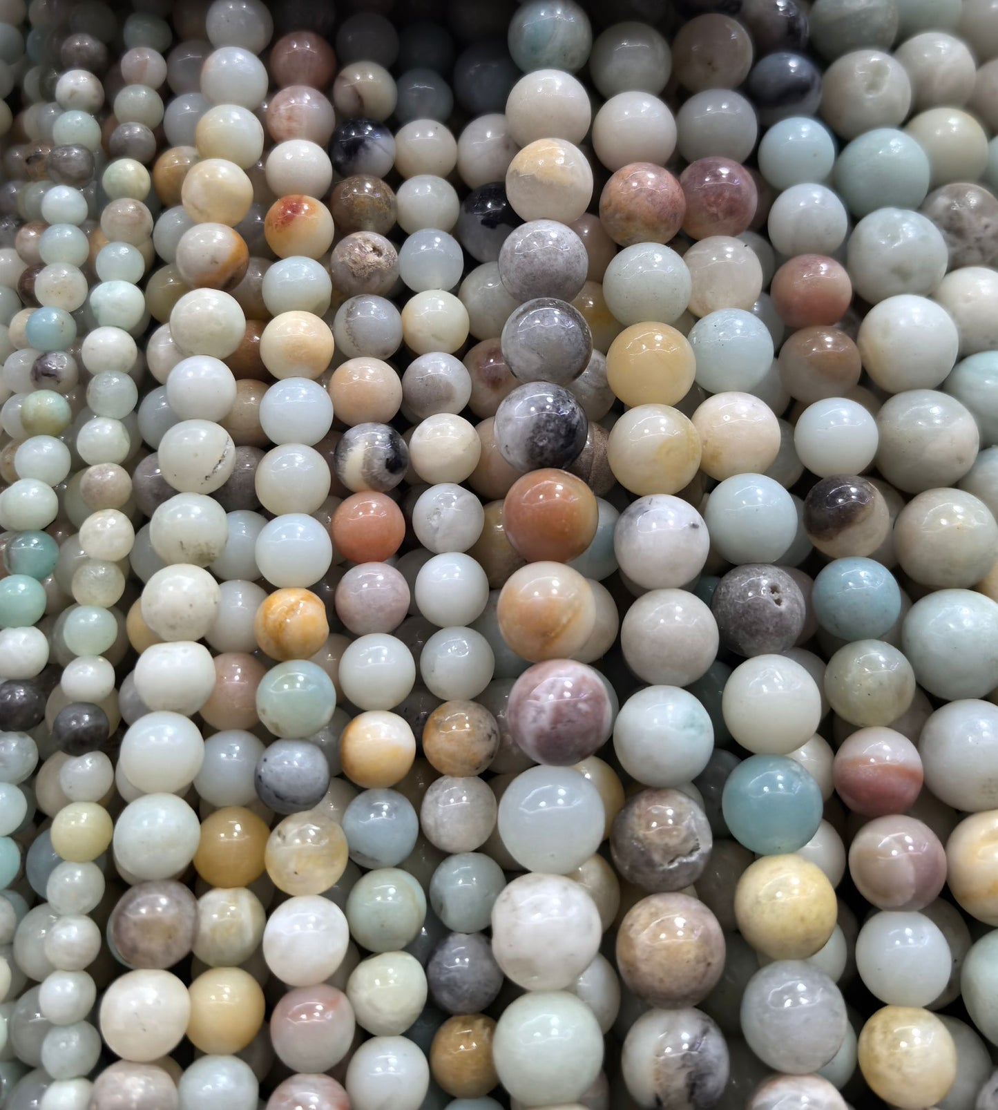 FIL DE PERLE AMAZONITE - 8mm