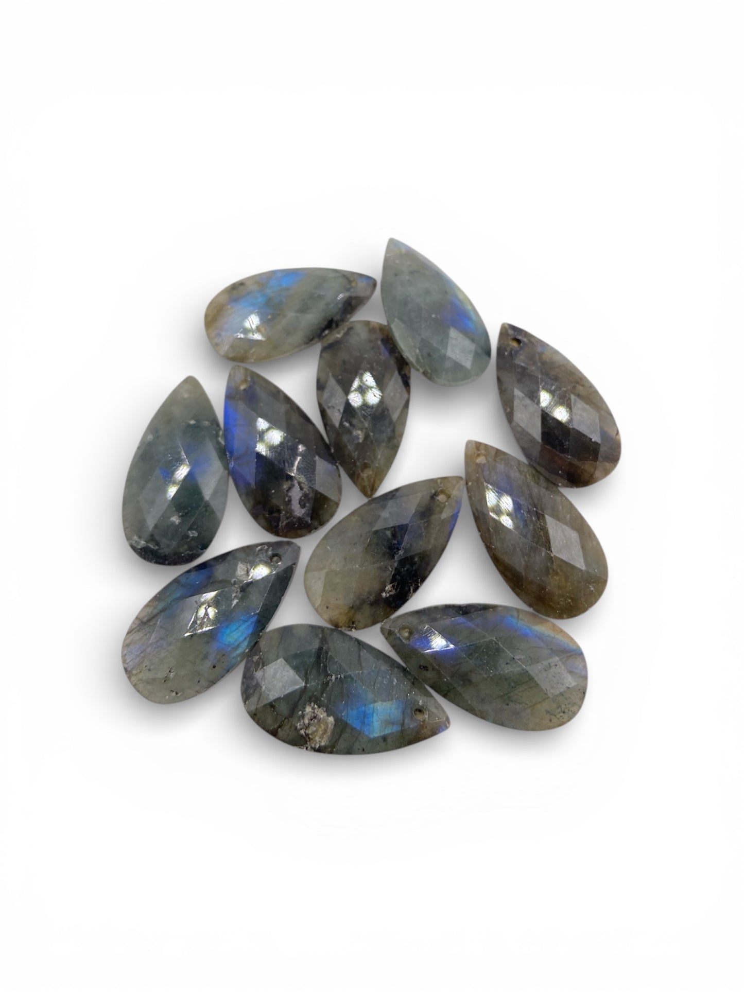PENDENTIF FACETTÉ - LABRADORITE