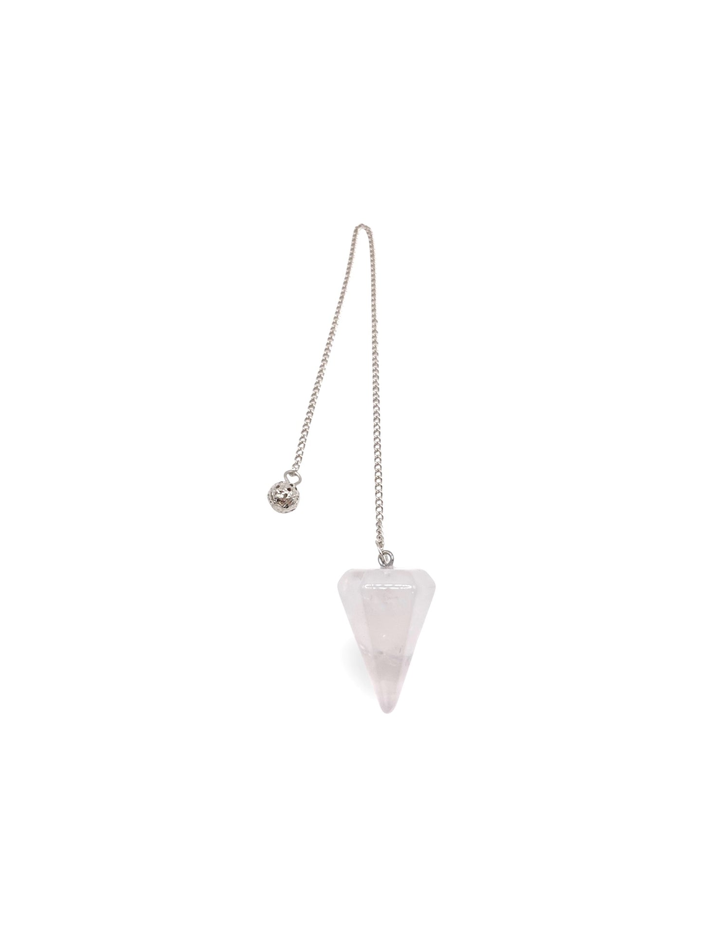 PENDULE AVEC CHAÎNE - CRISTAL DE ROCHE