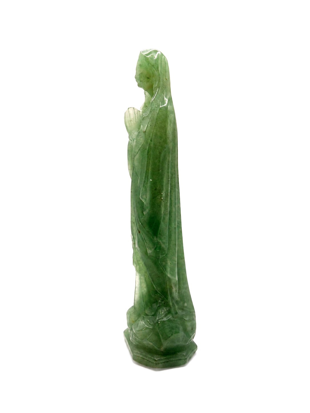 Statut Vierge Marie en prière - Aventurine