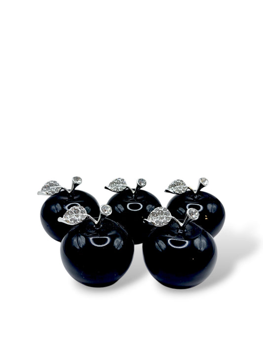 POMME DECORATIVE 3CM - ONYX