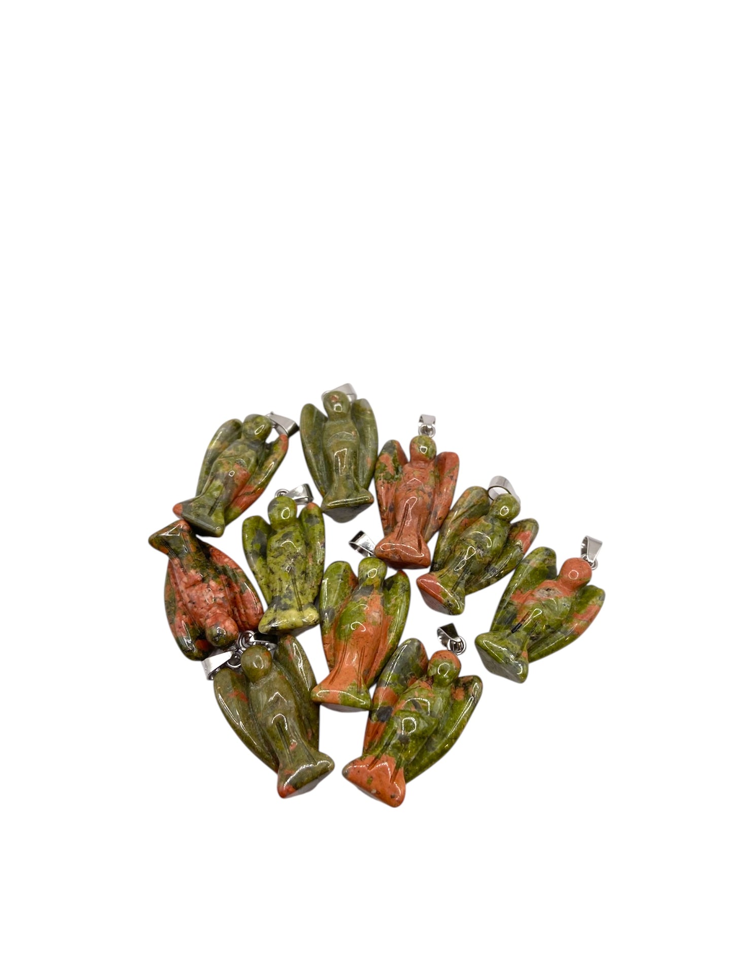 PENDENTIF ANGE - UNAKITE
