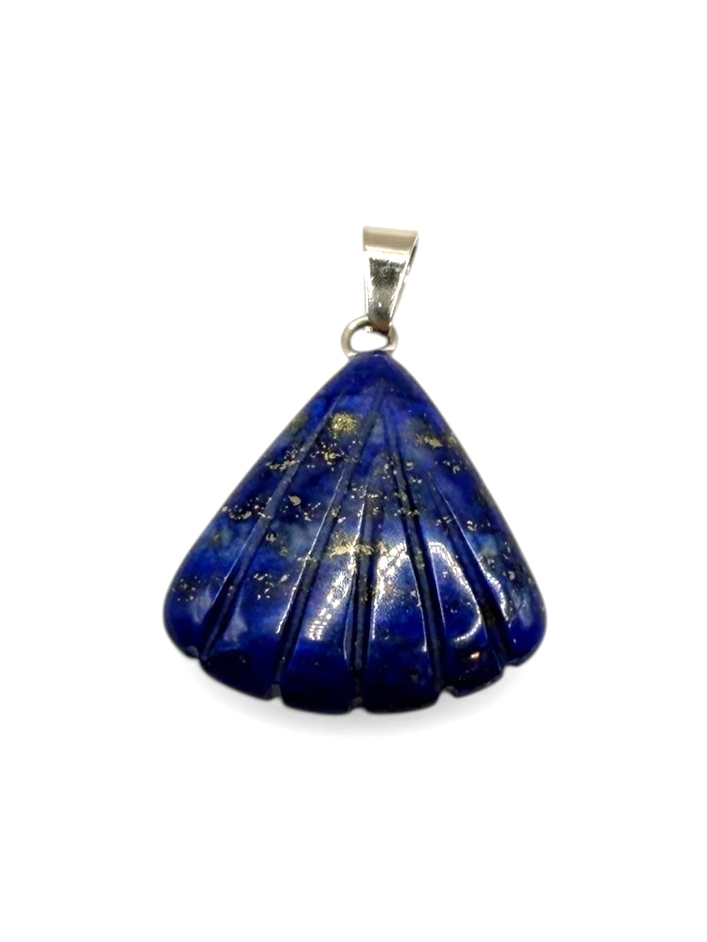 PENDENTIF COQUILLAGE - LAPIS LAZULI