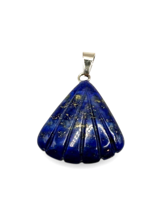 PENDENTIF COQUILLAGE - LAPIS LAZULI