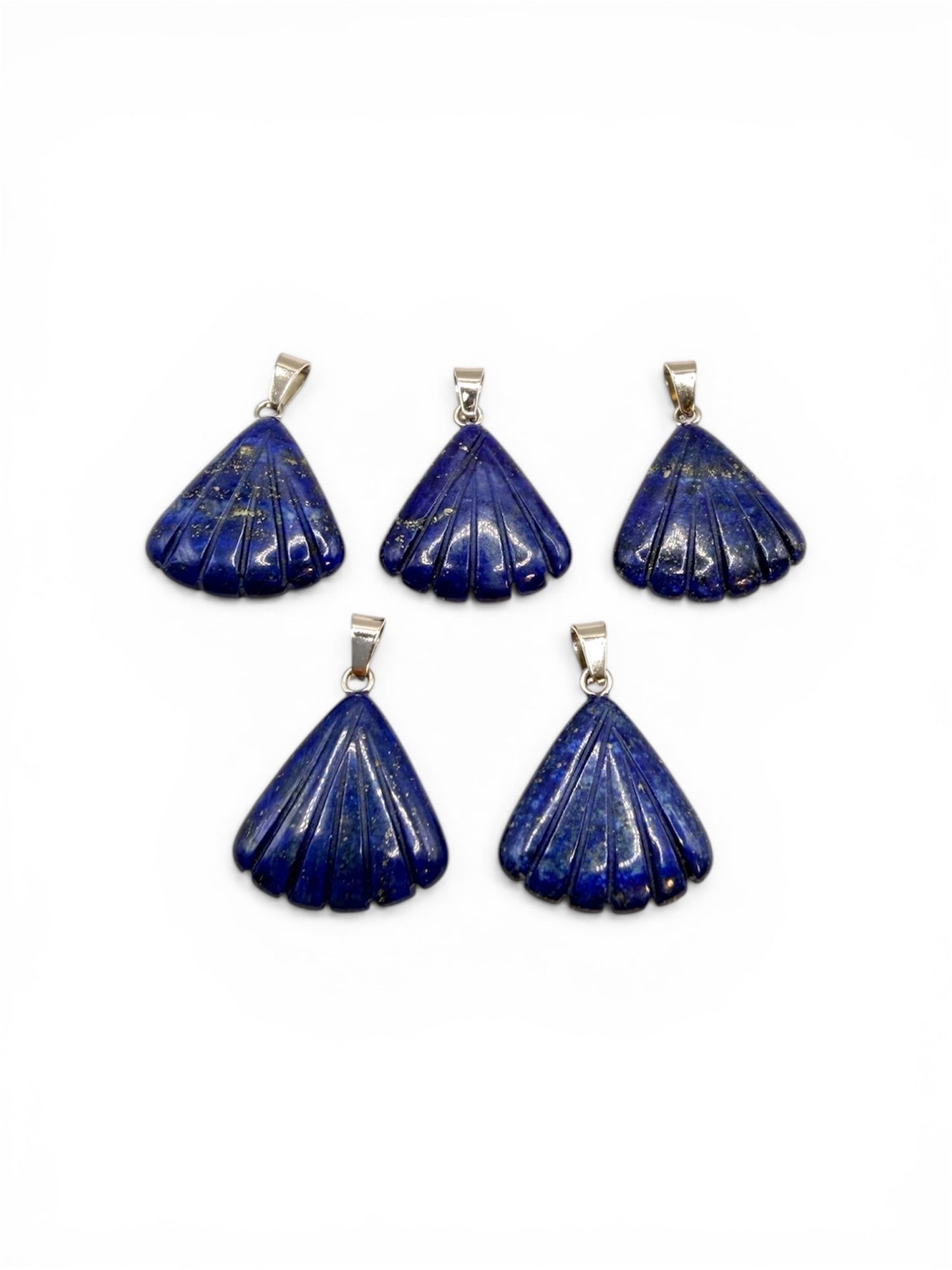 PENDENTIF COQUILLAGE - LAPIS LAZULI