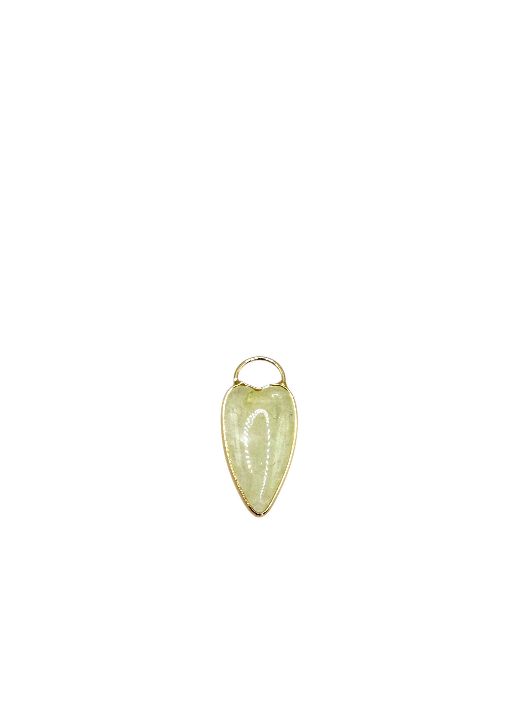 PENDENTIF FLECHE SERTIE - CITRINE