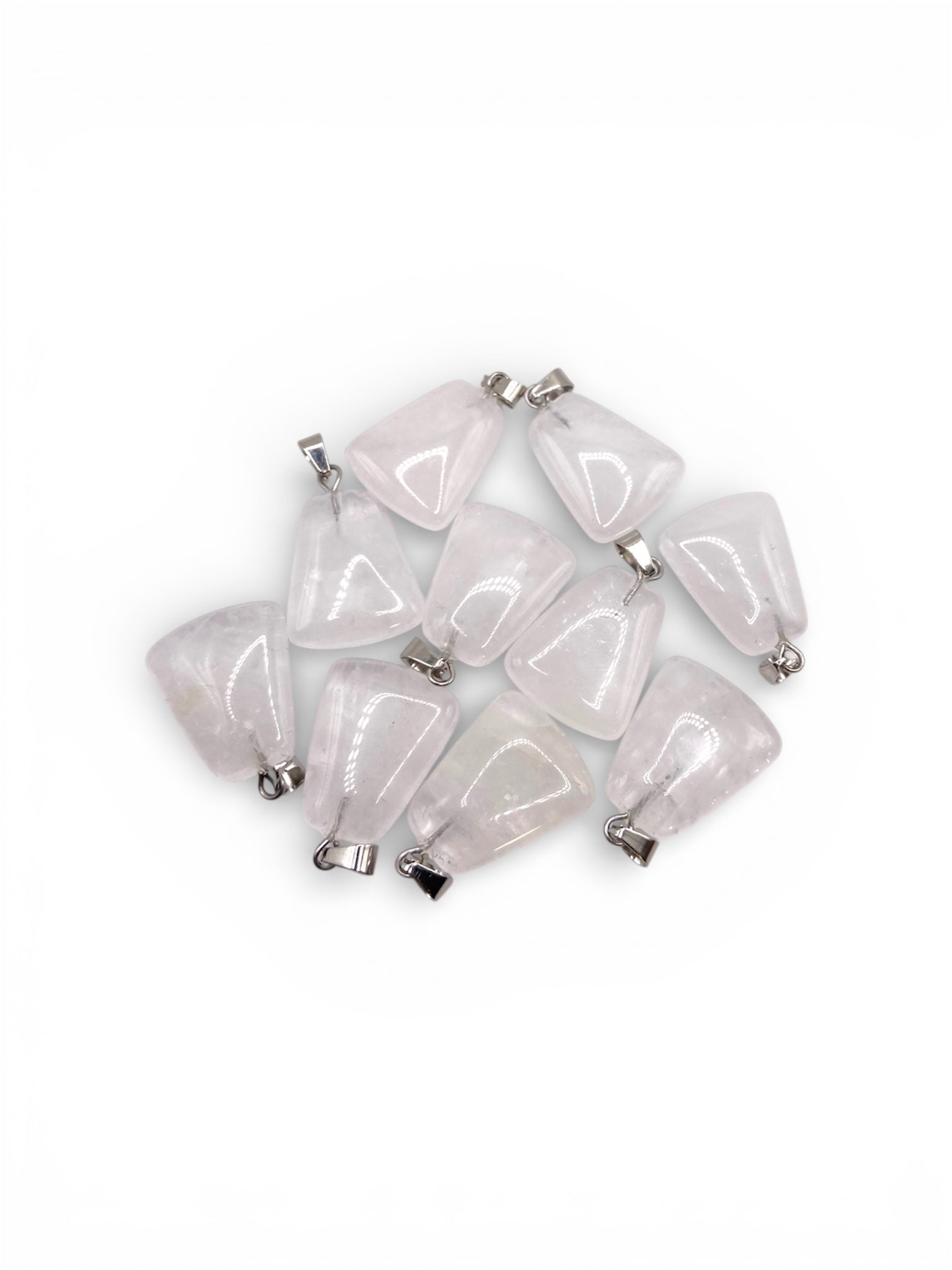 PENDENTIF TRAPÈZE - CRISTAL DE ROCHE